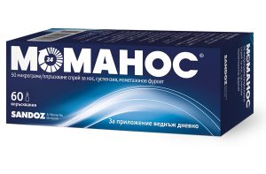 Моманос спрей за нос 50 мкг x 60 дози