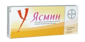 Ясмин 0,03 mg/3 mg x 21 таблетки