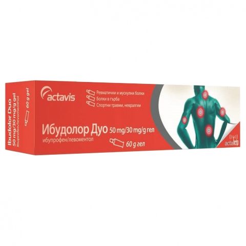 Ибудулор Дуо 50 mg/g + 30 mg/g 60 г гел
