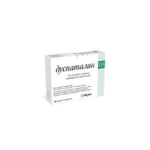 Дуспаталин 135 мг x 30 таблетки