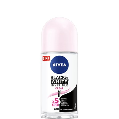 Nivea Black and White Invisible Clear Дезодорант Рол-он 50 мл