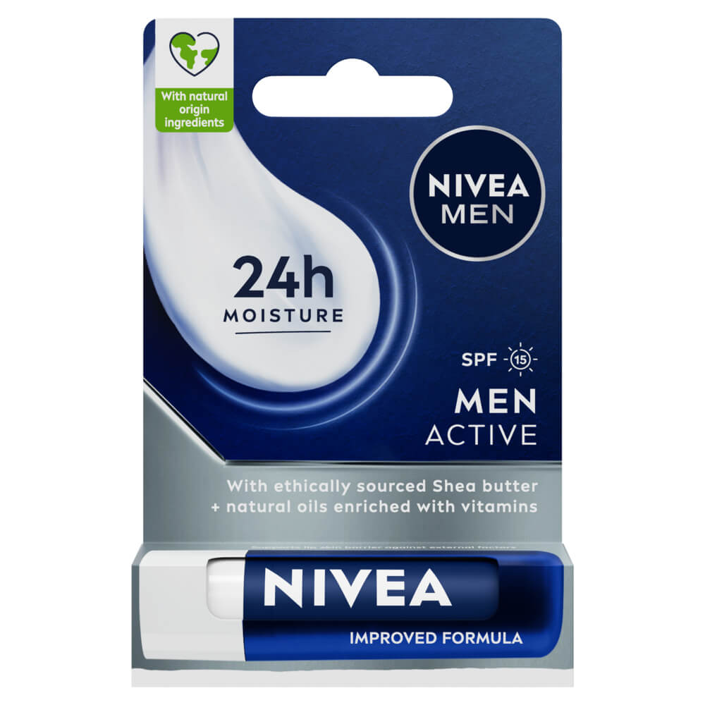 Nivea Men Active Балсам за устни 4.8 г