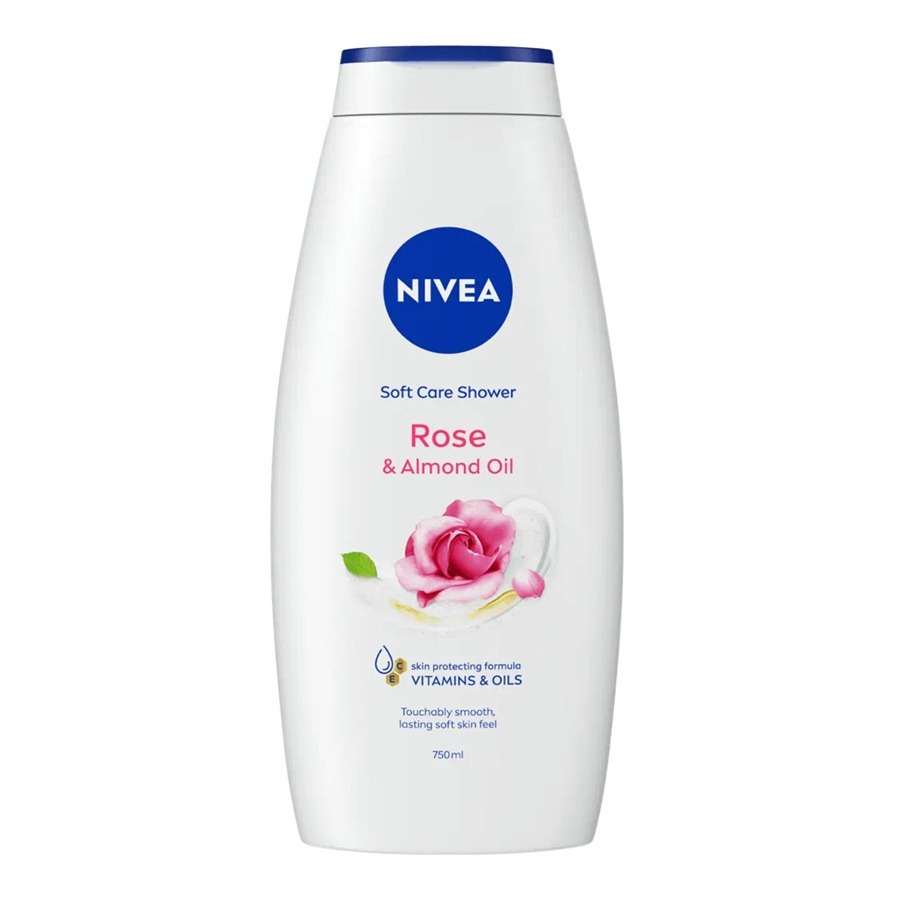 Nivea Care &#038; Roses Подхранващ душ гел с аромат на Рози и бадемово мляко 250 мл